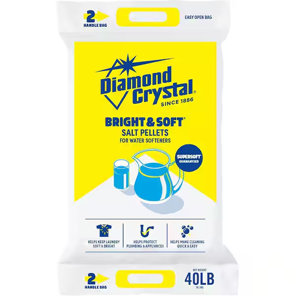 Diamond Crystal Bright & Soft Salt Pellets 40 lb