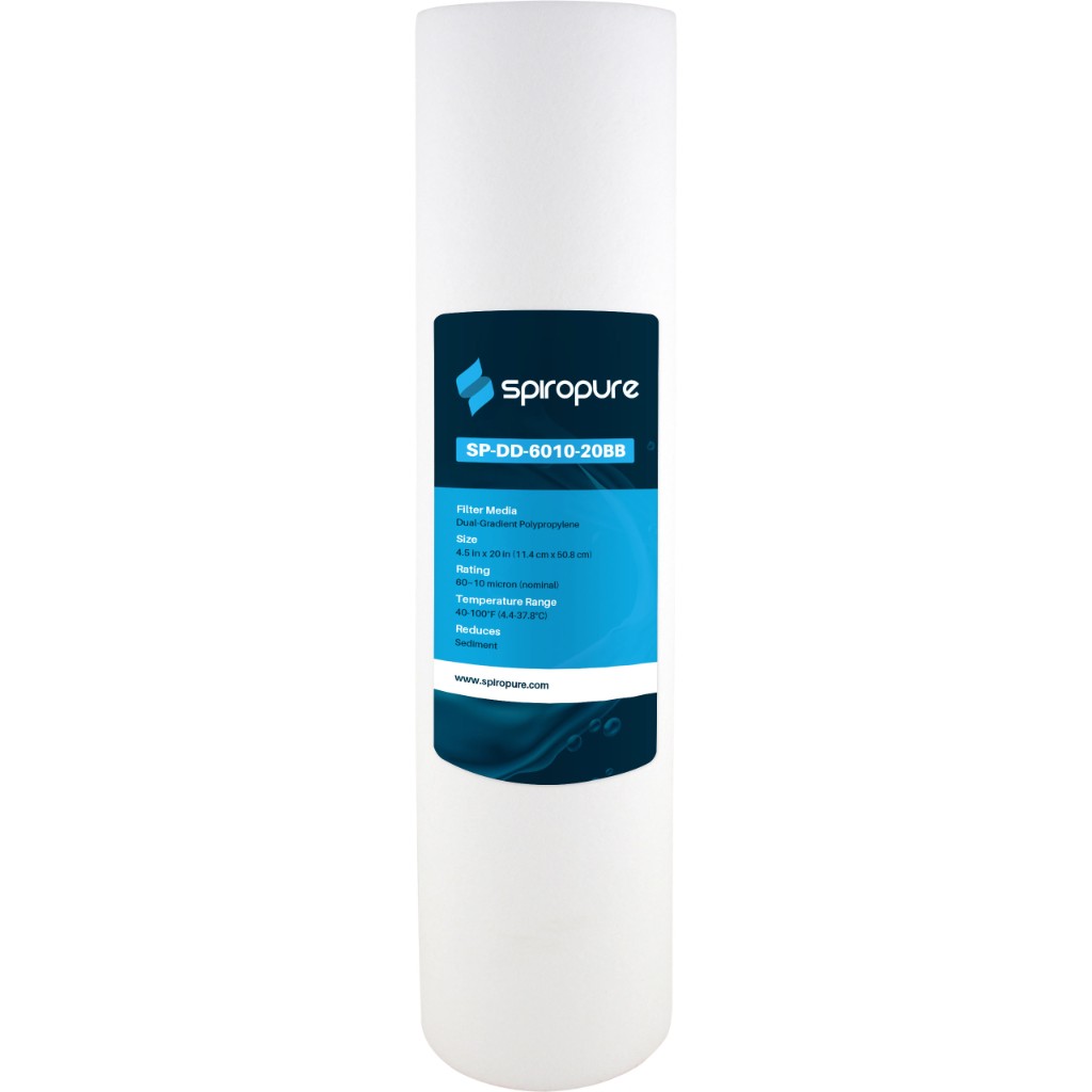 SpiroPure SP-DD-6010-20BB Sediment Filter