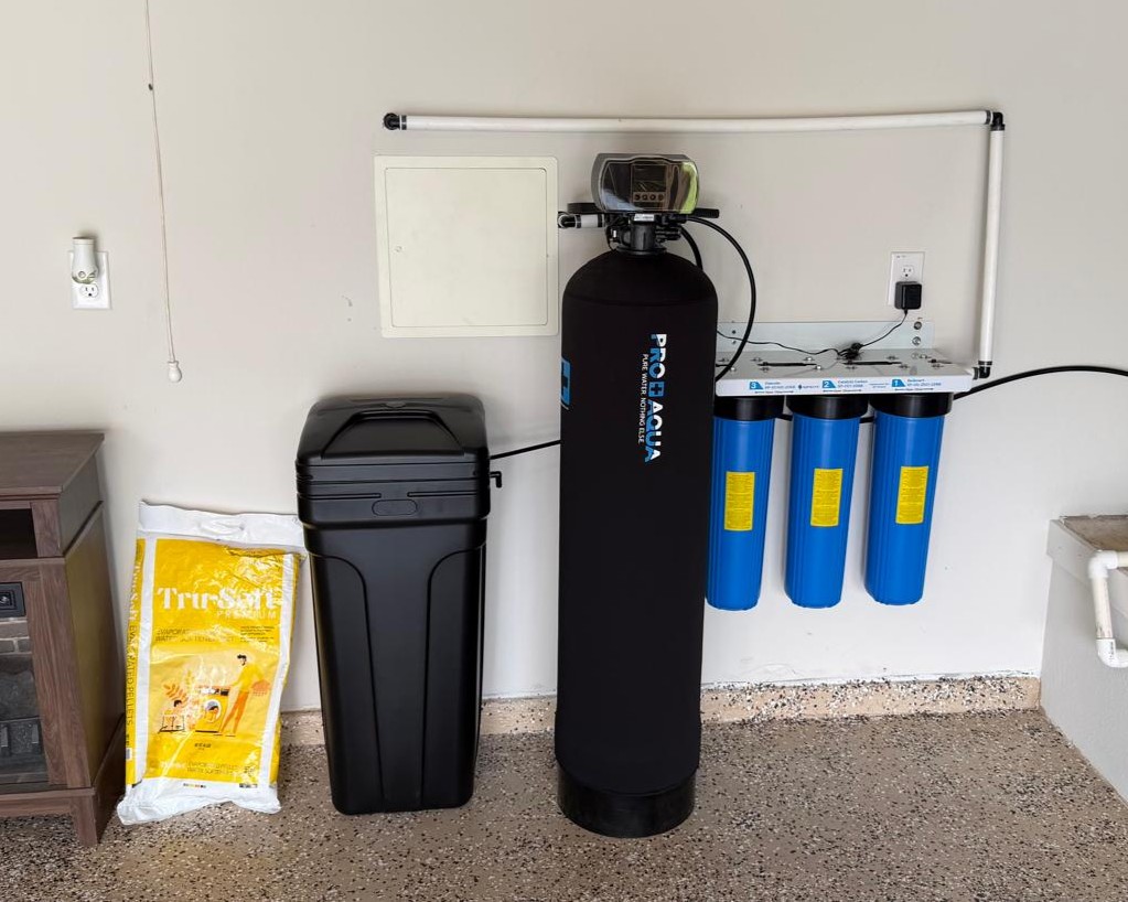 Water softener and 3-stage filter, Dallas TX