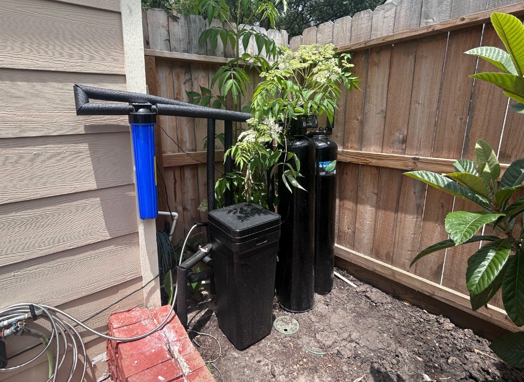 Softener and catalytic carbon tank, Downtown Houston