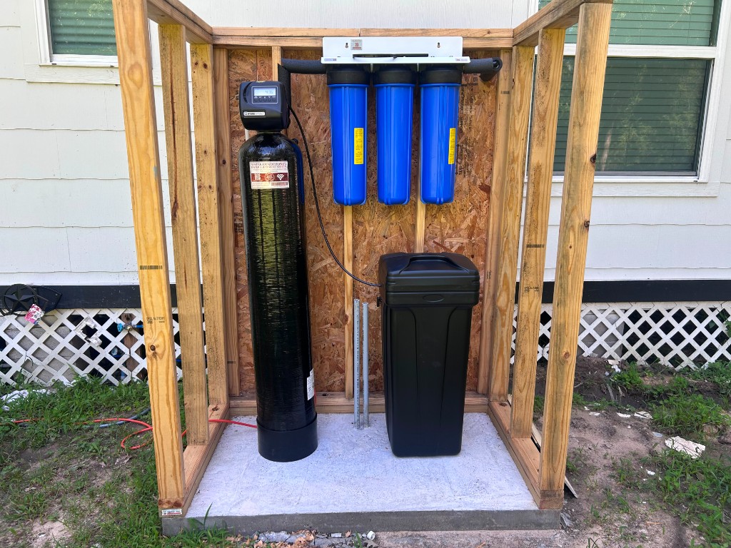 Well water treatment system, Manvel TX