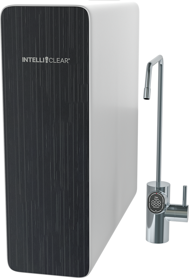 IntelliClear Pro600 tankless reverse osmosis system with digital faucet
