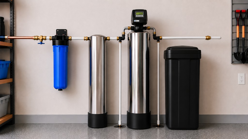 Pre-Filter + Softener + AIO Carbon Tank + FREE RO
