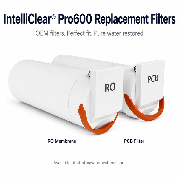 IntelliClear Pro600 Replacement Filters — RO Membrane & PCB Filter